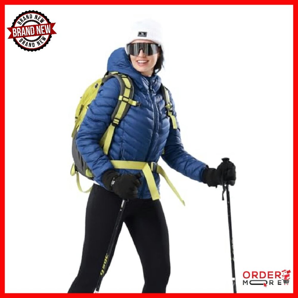 Lightweight Packable Down Puffer Jacket Hooded Wi… - image 7